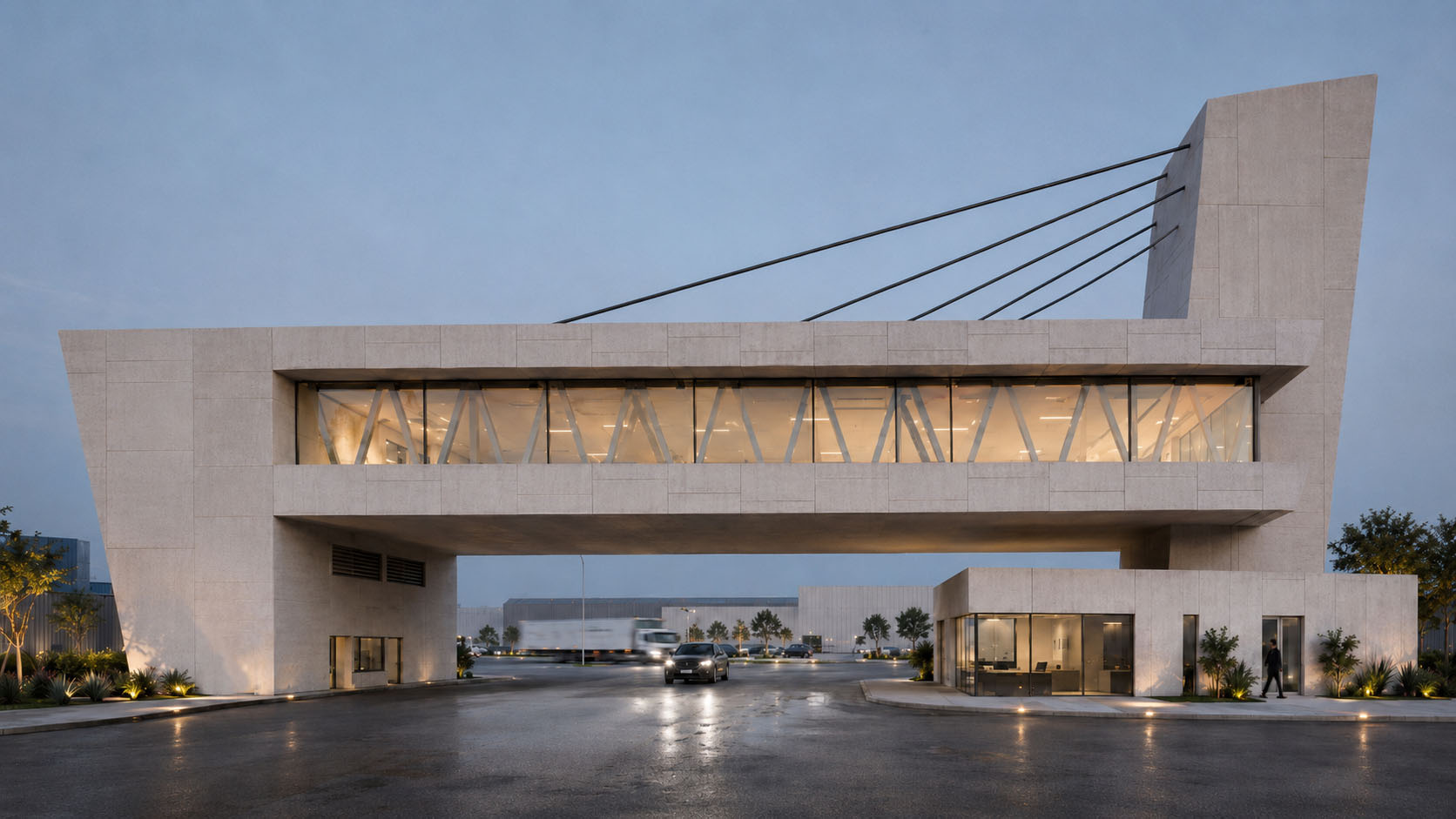 Gate Canopy Building